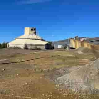 Industriegelände mit Erzbunker