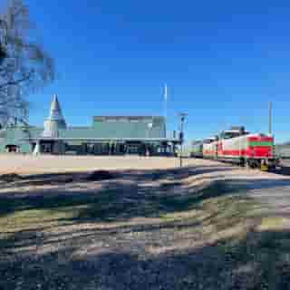 Bahnhof Kolari mit Polarstation