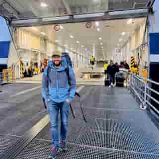 Ankunft auf der Fähre in Moskenes