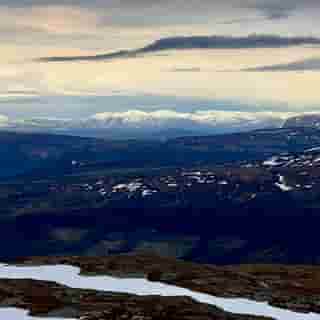 Fernblick über die jämtländischen Berge