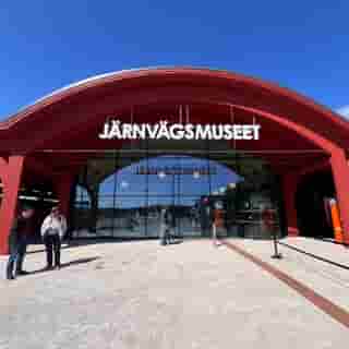 Eingang des Järnvägsmuseet in Gävle