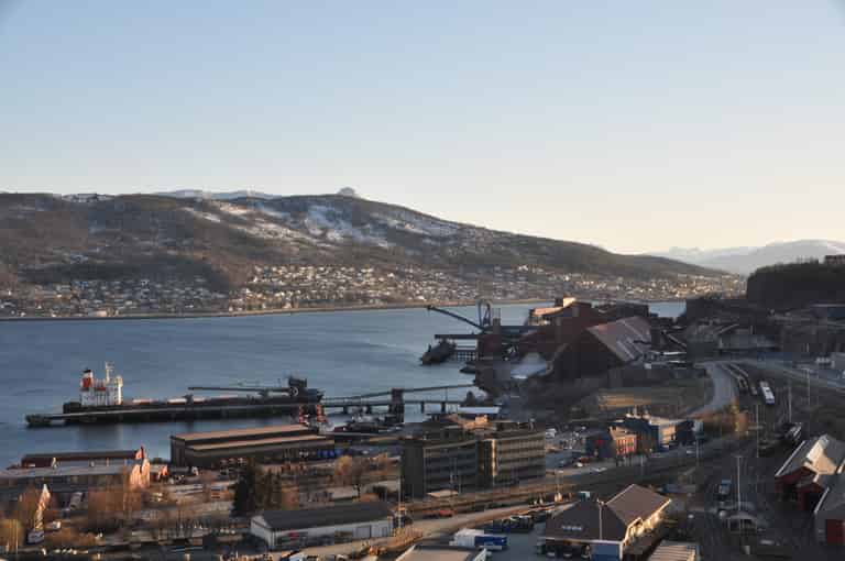 Blick auf Narvik