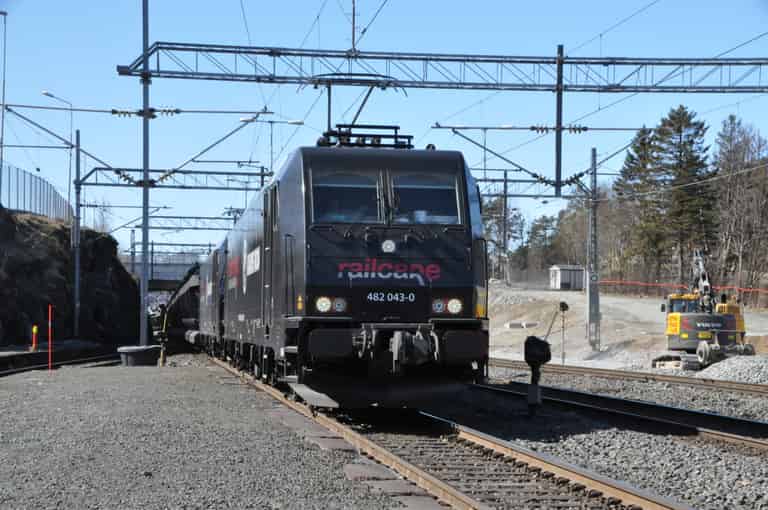 Lokomotive in Narvik