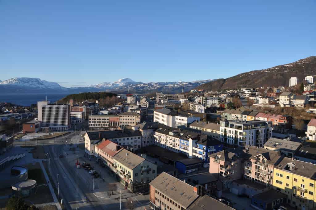 Blick auf Narvik