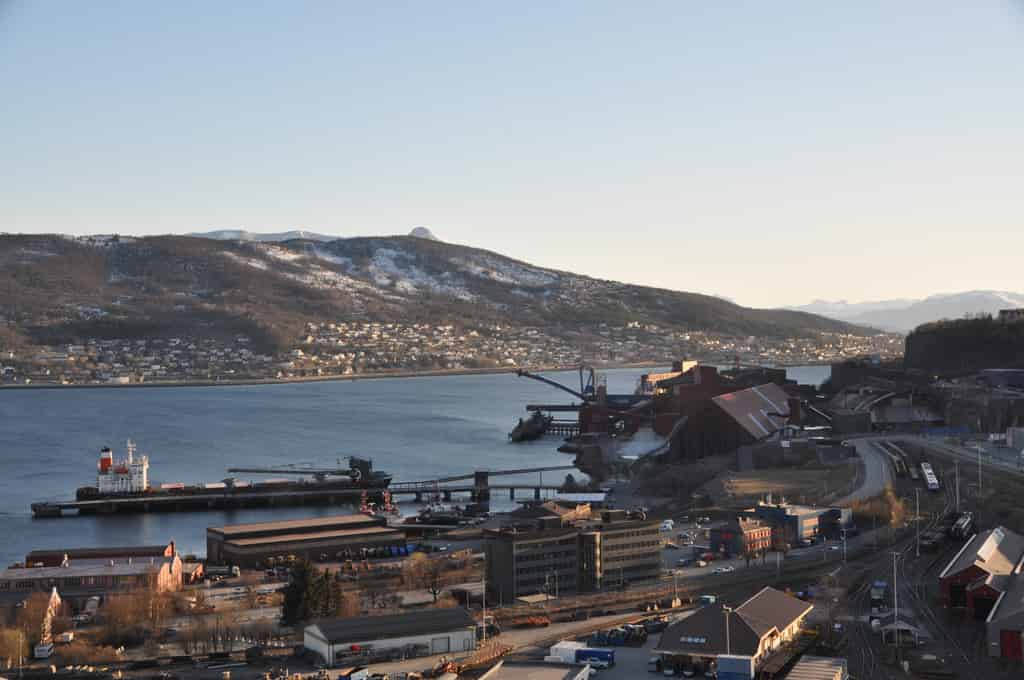 Blick auf Narvik