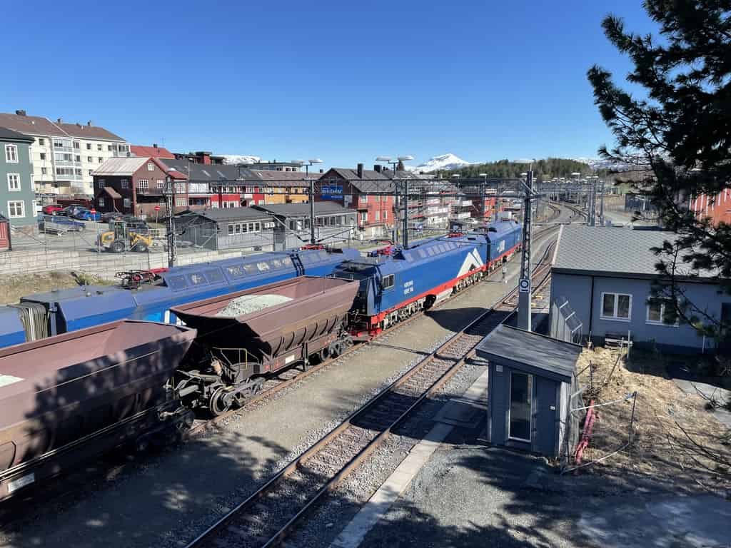 Erzzug der LKAB in Narvik