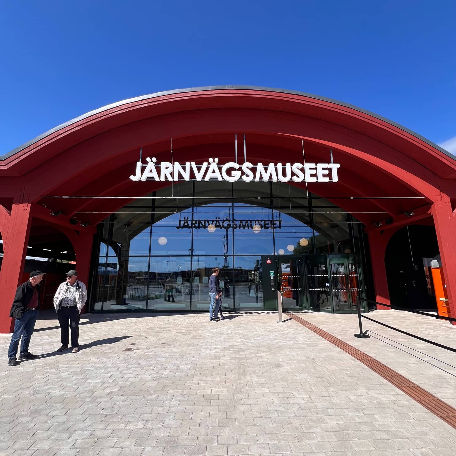 Eingang des Järnvägsmuseet in Gävle