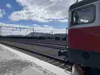 Zug in Kiruna