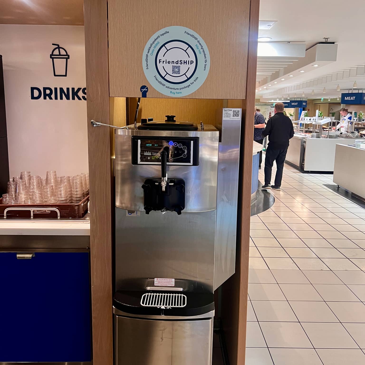 Soft-Ice Maschine im Grande Buffet