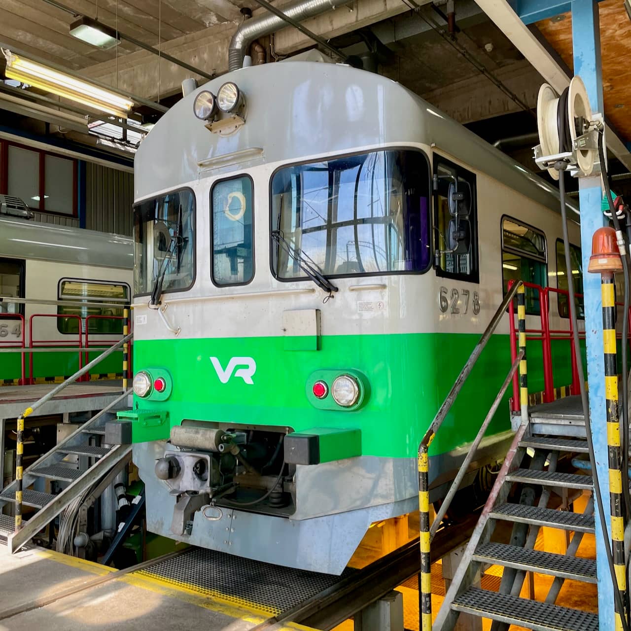 Sm2 Züge im Depot