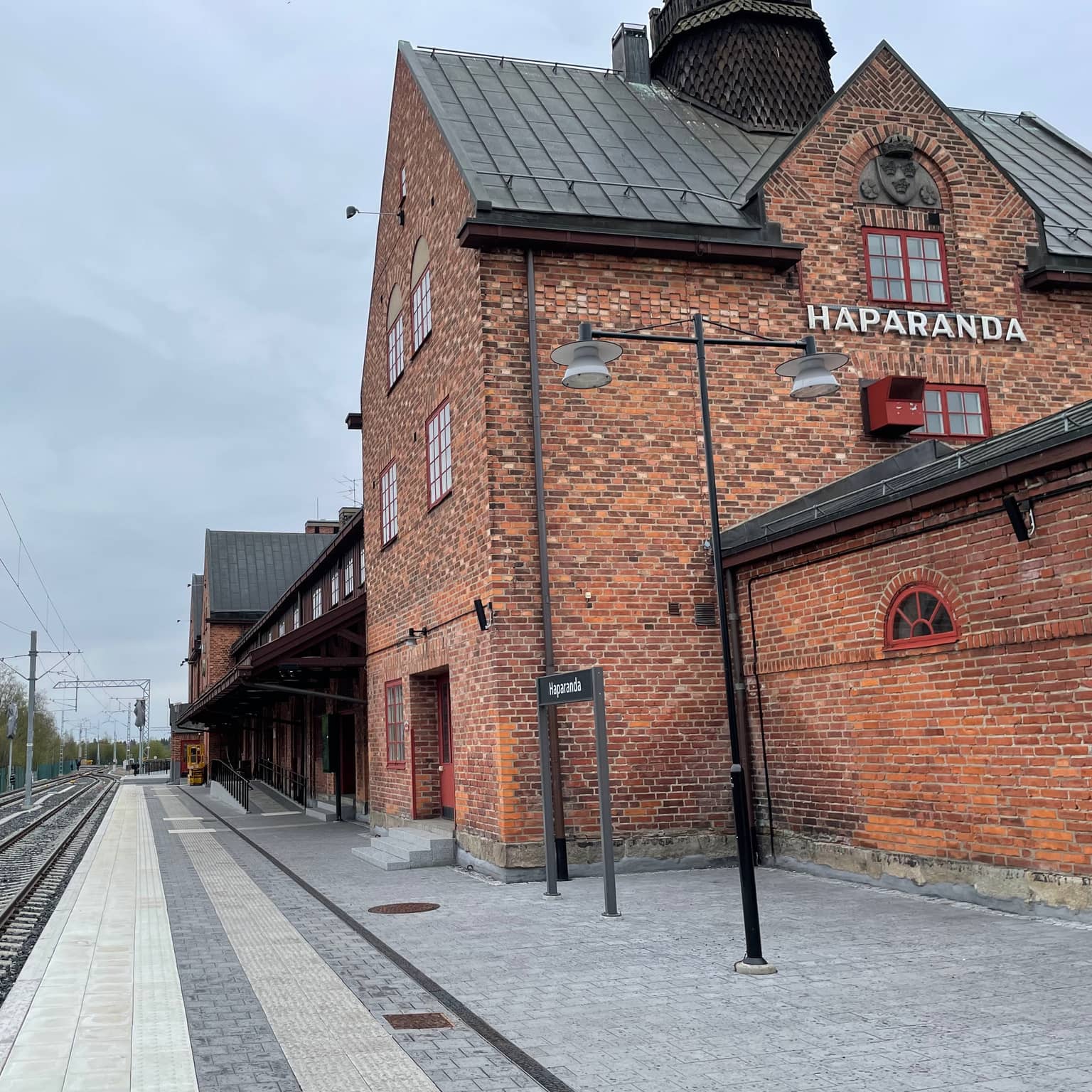 Bahnhofsrückseite Haparanda