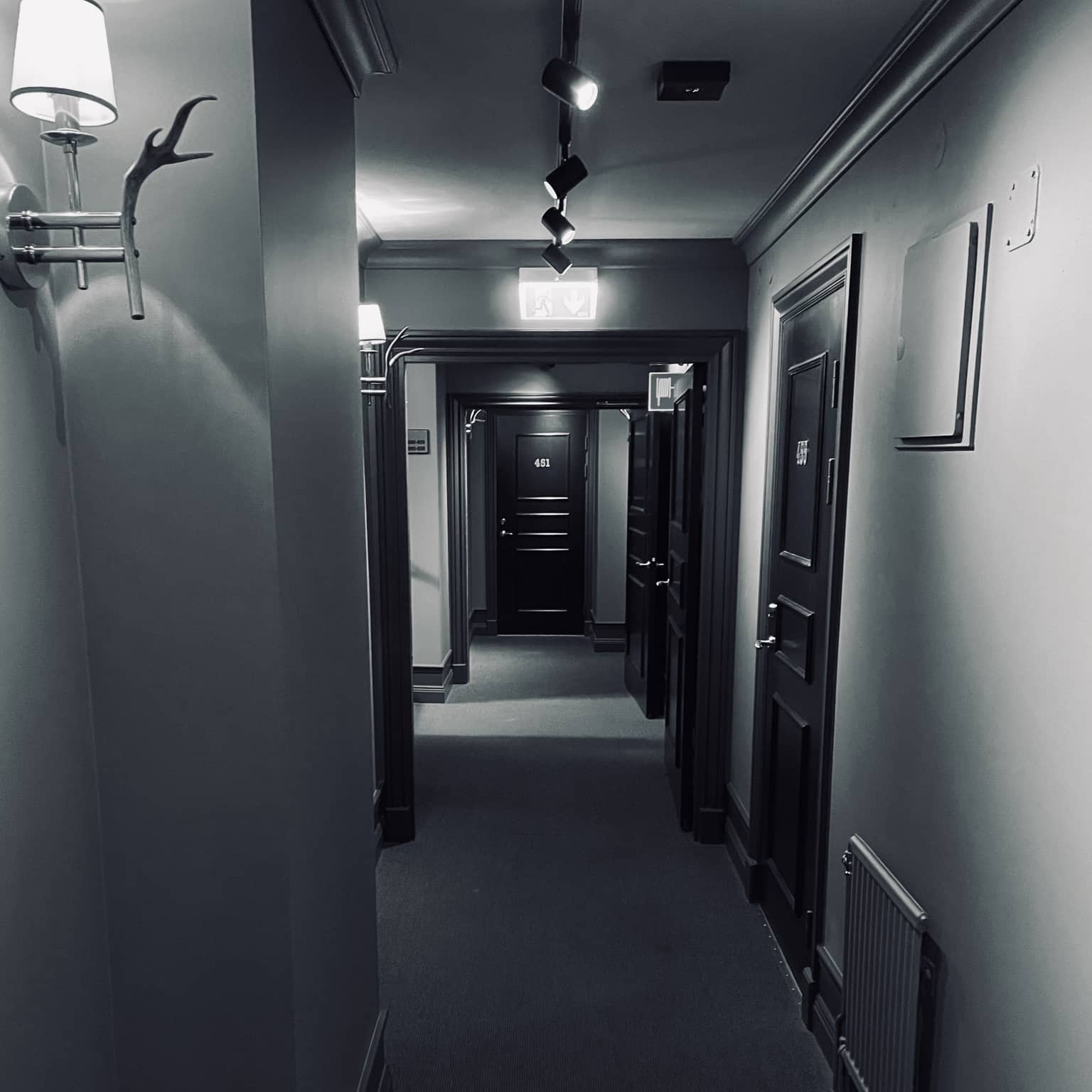 Hotelflur im Fjällgården