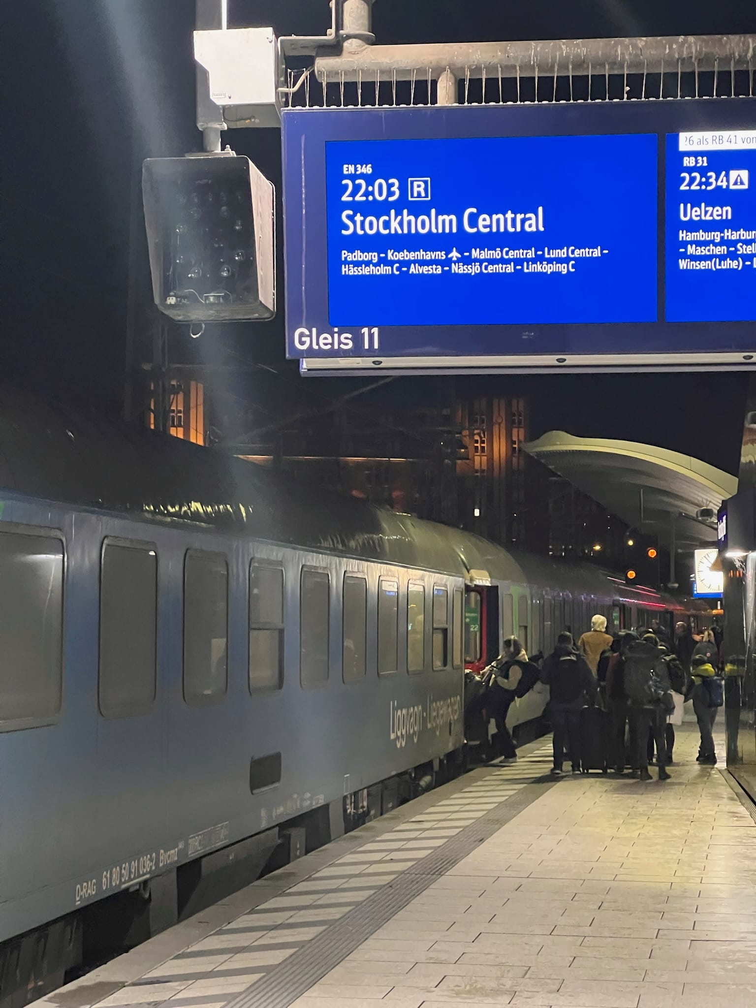Mit Nachtzug